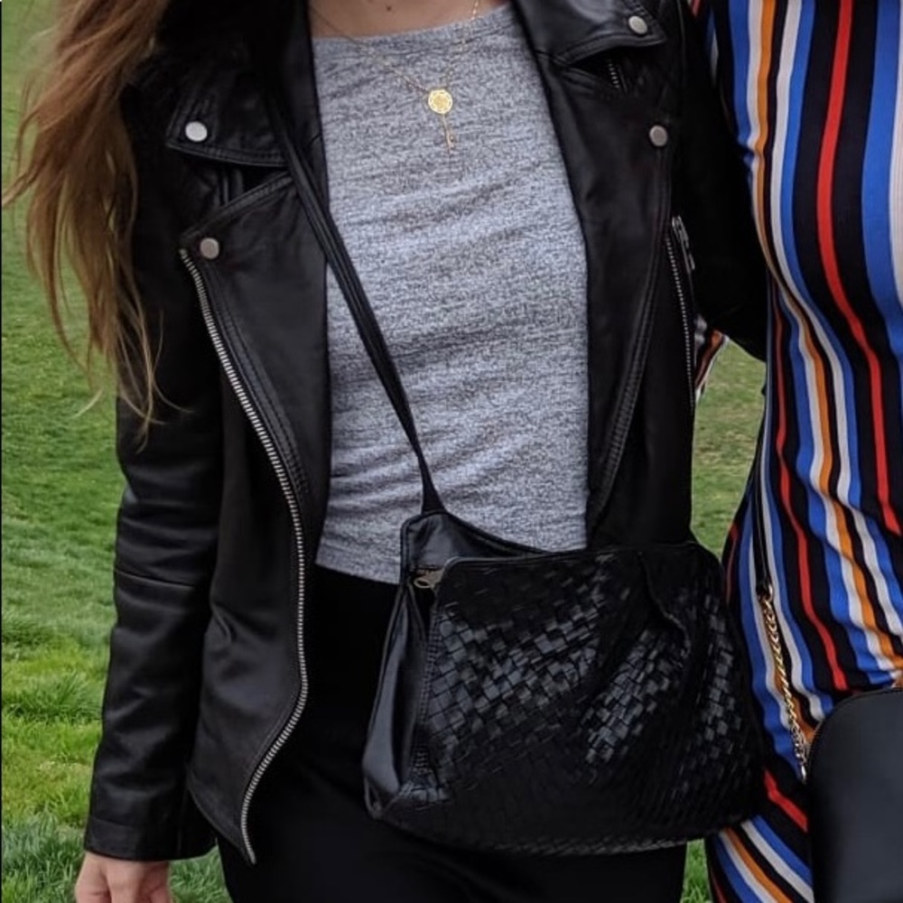 Bottega Veneta Intrecciato Leather Crossbody Bag